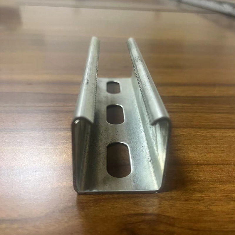 GB/T 700-2006 Standard Carbon Steel Perforated Galvanized Strut Channel C Shaped  In Grade Q195/Q235/Q345