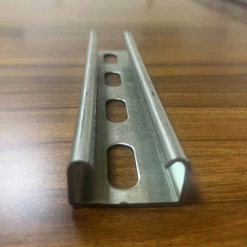 GB/T 700-2006 Standard Carbon Steel Perforated Galvanized Strut Channel C Shaped  In Grade Q195/Q235/Q345