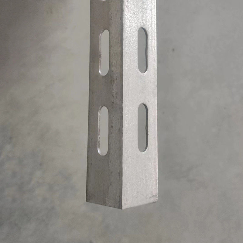 Heavy Duty Slotted Angle Bar With Pre Punched Holes Metal Mate Slotted Steel Angle
