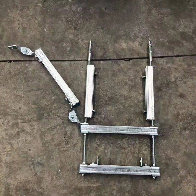 4.1m Earthquake Resistance Silver Seismic Bracing For Ductwork Galvanized Steel Air Duct Bracket