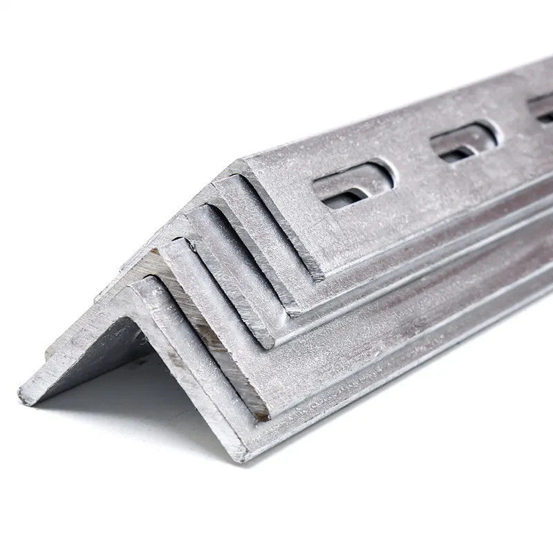 Flexible 90 Degree Galvanized 18 Gauge Slotted Angle 5-10mm Hole Dia Slotted Angle Iron