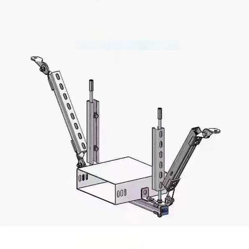 Versatile Ventilation Pipe Hanger Anti Seismic Seismic Pipe Supports For Air Duct