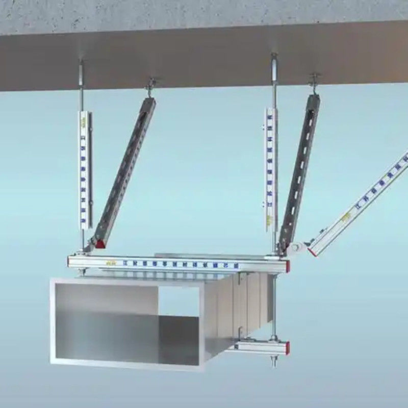 1.95kg Galvanized Steel Earthquake Cross Brace Seismic Bracing Ductwork Fireproof  Anti Seismic Support