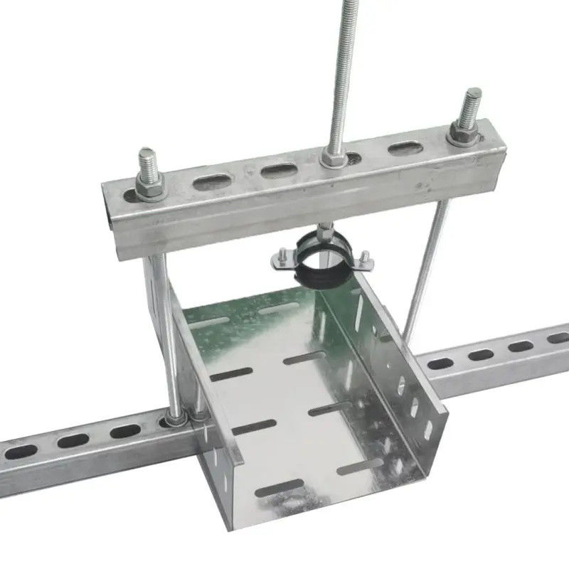 Galvanized Seismic Hanger Seismic Support For Cable Tray Adjustable Height UL Listed