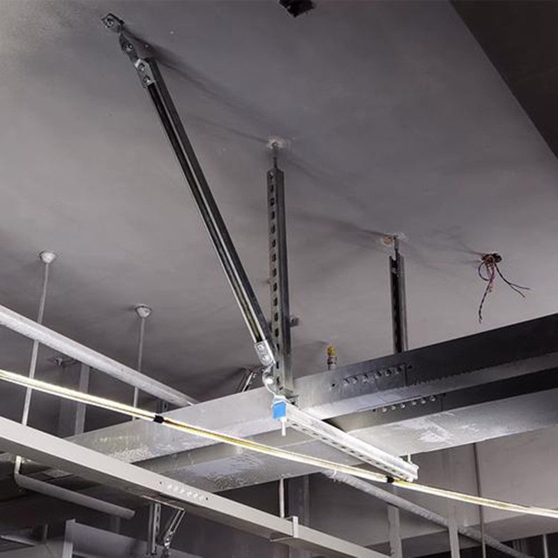 Bolted Steel Cable Tray Seismic Bracing Support UL Listed Up To 100 Lbs Capacity