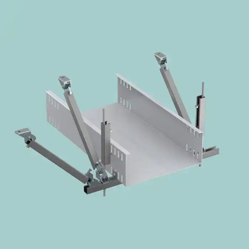 UL Listed Galvanized Steel Adjustable Seismic Support For Cable Tray