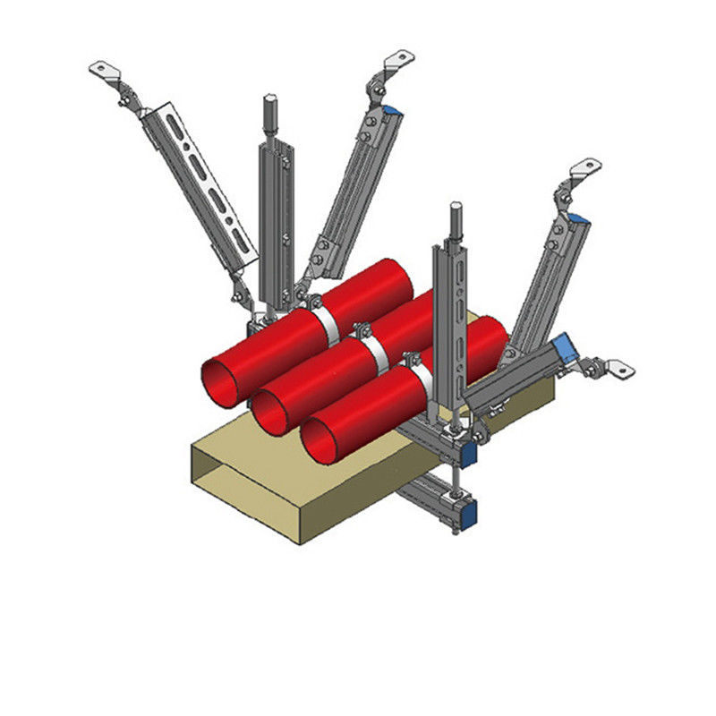 Adjustable Galvanized Seismic Support Bracket with Load Capacity and Corrosion Resistance