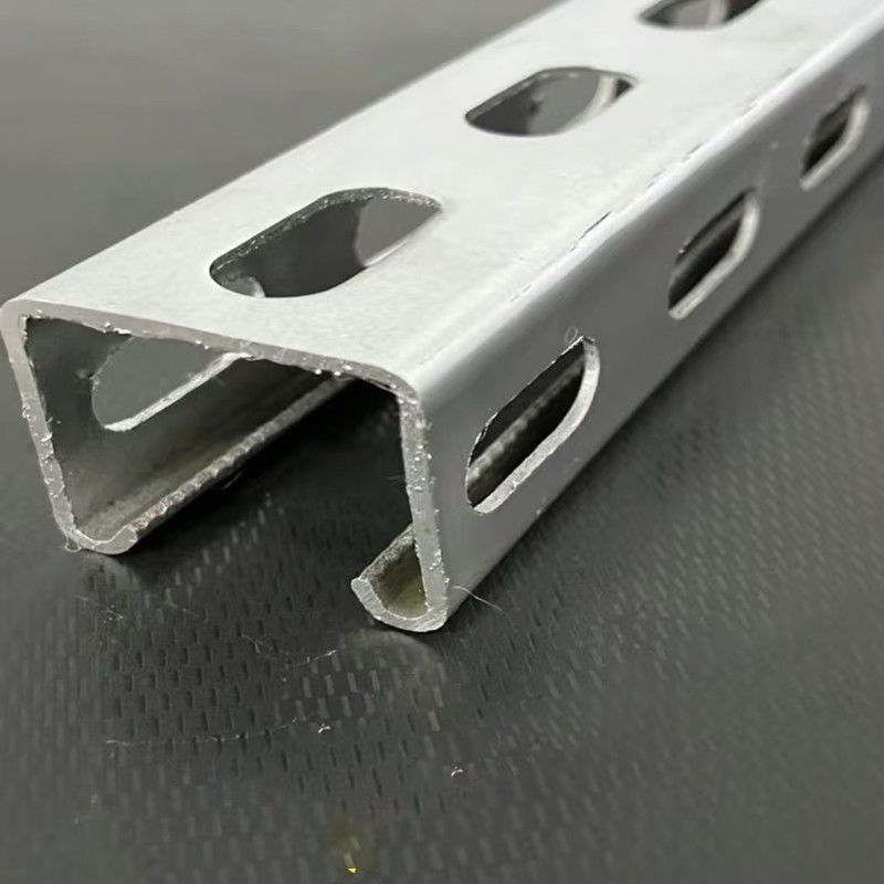 GB/T Strong C Shaped Slotted Metal Framing Strut Channel Performaged Carbon Steel Struts From 50mm To 300mm