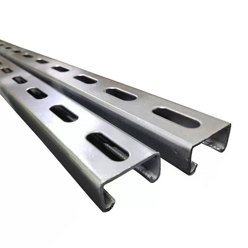 Versatile Carbon Steel Perforated C Channel Metal Strut Channel Steel C Shaped Beam