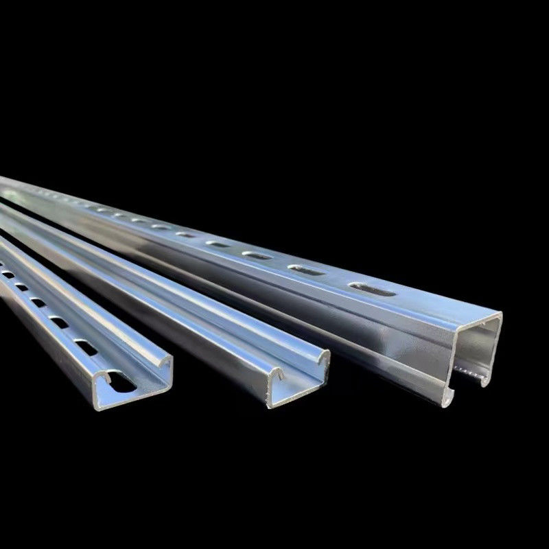 Versatile Carbon Steel Perforated C Channel Metal Strut Channel Steel C Shaped Beam