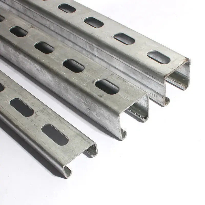 Perforated Metal Strut Channel in GB/T 700-2006/ASTM A36/JIS G3101 Standards