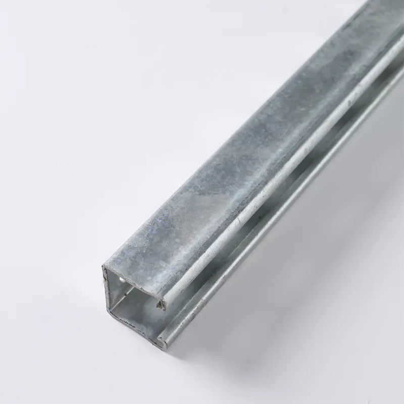 GB/T 700-2006 Standard Hot Rolled Galvanised Slotted Channel Carbon Steel C Shaped Decoiled Metal Structural Channel