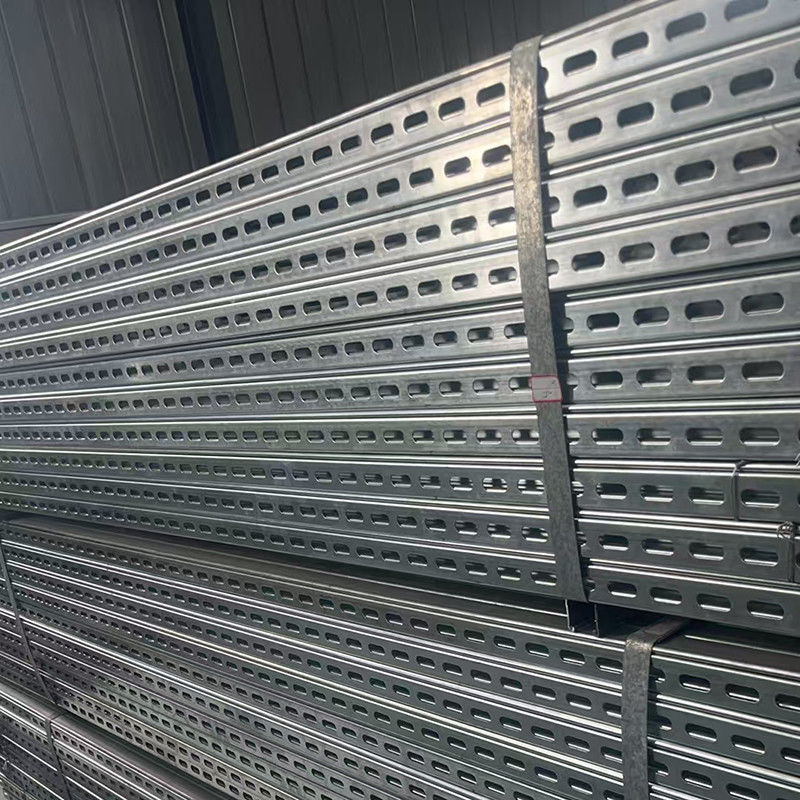 50-300mm Carbon Steel C Profile Metal Strut Channel Support Construction Steel Channels