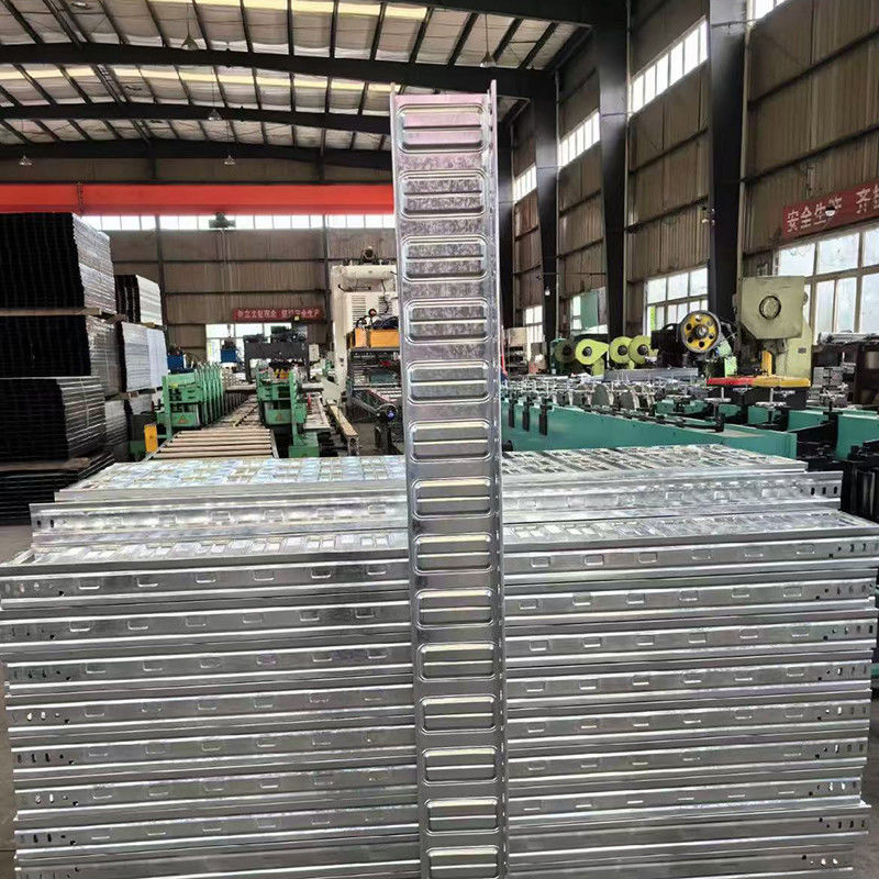 Strength Corrosion Resistant Lightweight Wall Mounted Metal Cable Trays Trough Cable Tray