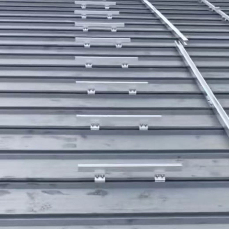 500kg/M2 Load Capacity Anodized Aluminum Alloy Solar Rooftop Walkway Flat Shape Roof Solar Energy Walkway