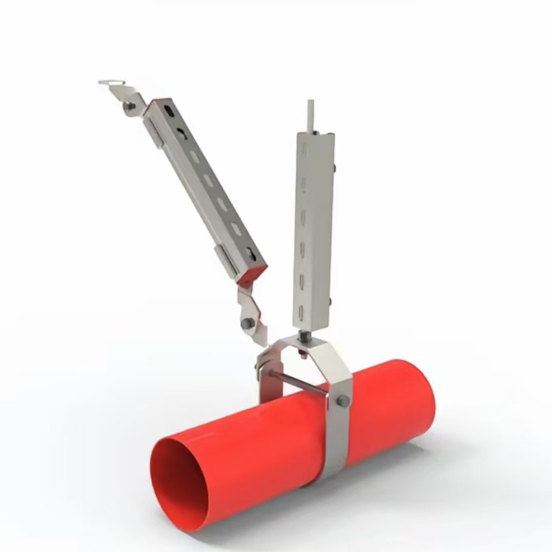 Adjustable Seismic Bracket with 500 Lbs Load Capacity, 1 Hour Fire Rating, and Standard Pipe Sizes Compatibility