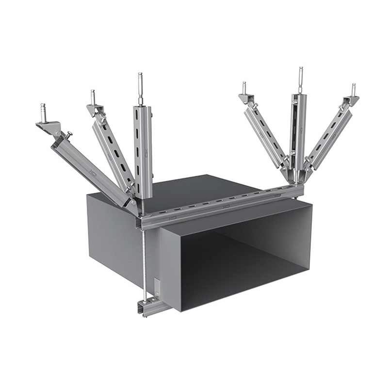 Wall Mount Seismic Bracket with 1 Hour Fire Rating 500 Lbs Load Capacity and High Corrosion Resistance
