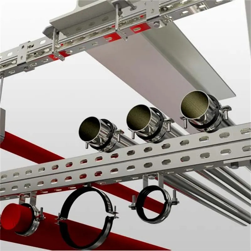 Wall Mount Seismic Bracket with 1 Hour Fire Rating 500 Lbs Load Capacity and High Corrosion Resistance